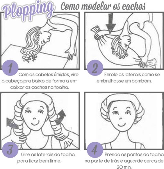 Cabelos afros plopping cabelos-afros-plopping