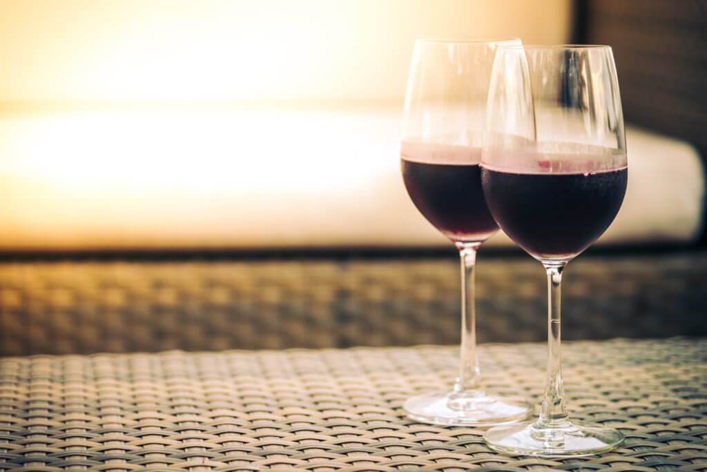 Taças de vinho